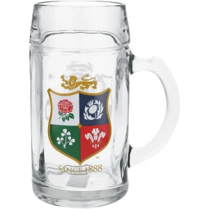 British and Irish Lions Glass Tankards 1L